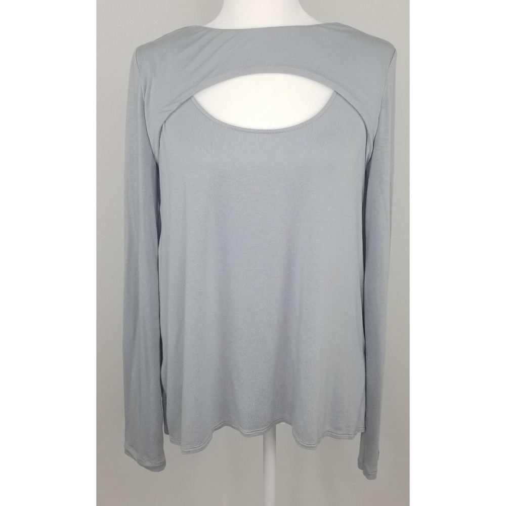 BCBGMAXAZRIA "Gennelle" Harness Yoke Top Size Med